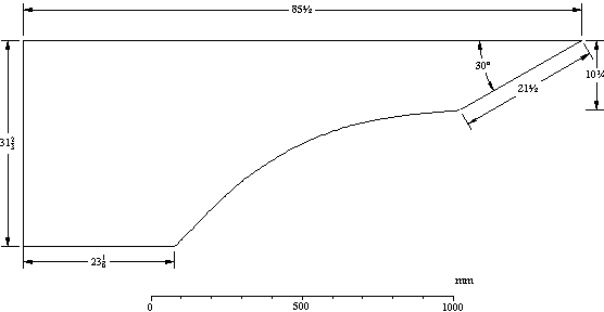 Baseboard measurements of the Coen Guarracino in once