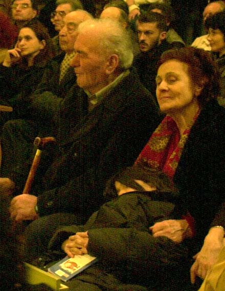 Pino and Pasquina in the audience