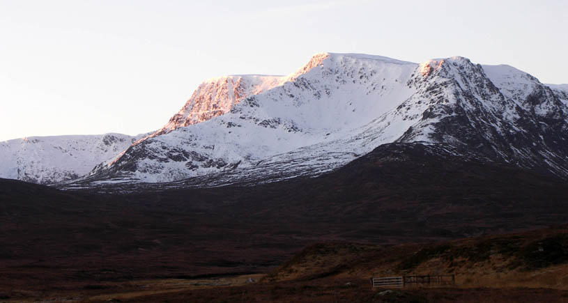 14 Sunrise on Ben Alder in Winter
