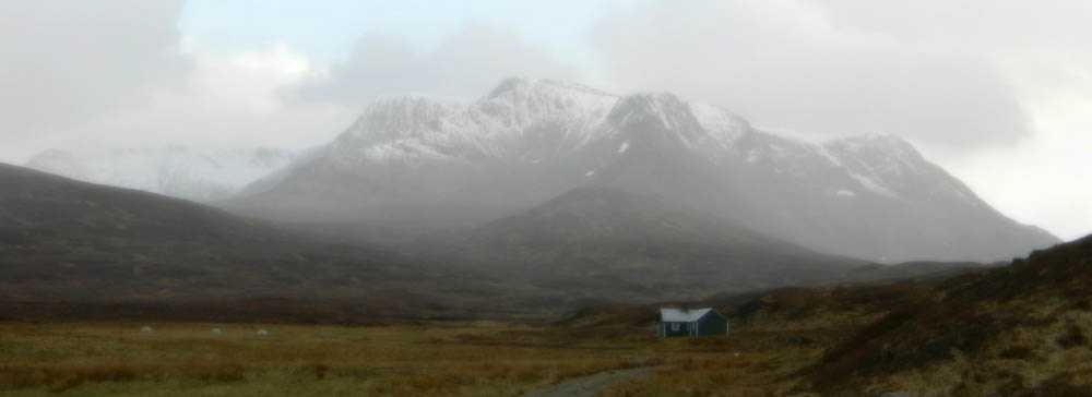 30 Culra and Ben Alder in nasty weather