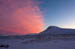 19 Winter sunset with Beinn Bheoil