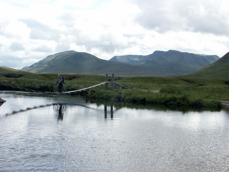 04 Crossing the suspension bridge