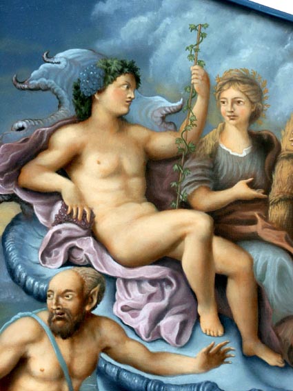 Dionysis and Ceres ( Bacchus and Demeter)