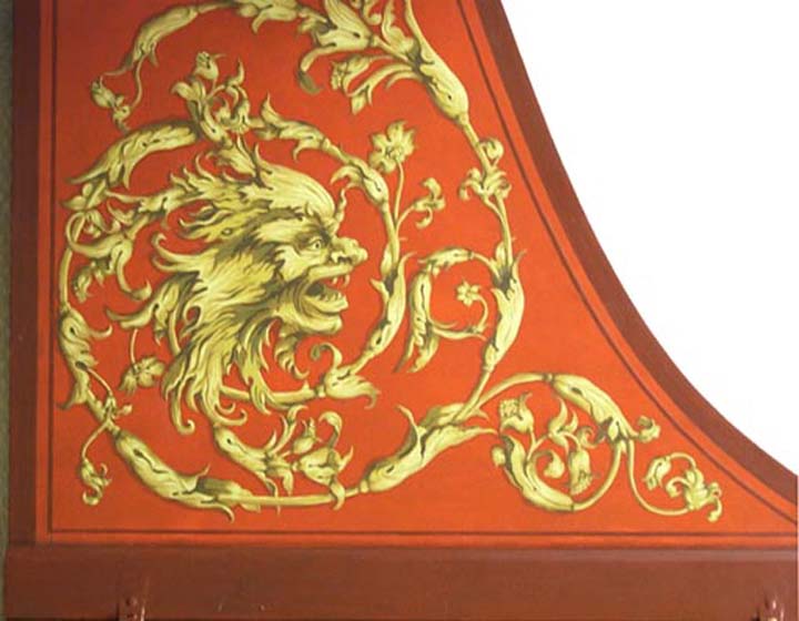 Detail of the outer lid decoration of instrument number 4