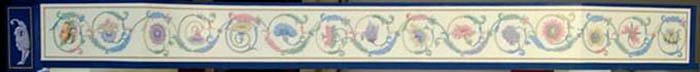 Case-side decoration of instrument number 1
