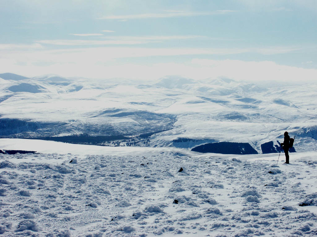 04 Strath Dee with Lochnagar from the south top of Beinn a Bhuird