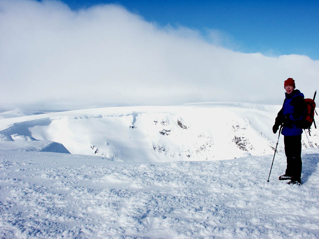 08 Johnny with Coire an Dubh Lochan