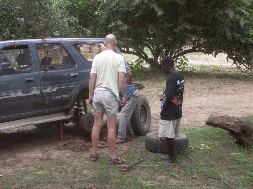 12 The doc has a flat tyre!