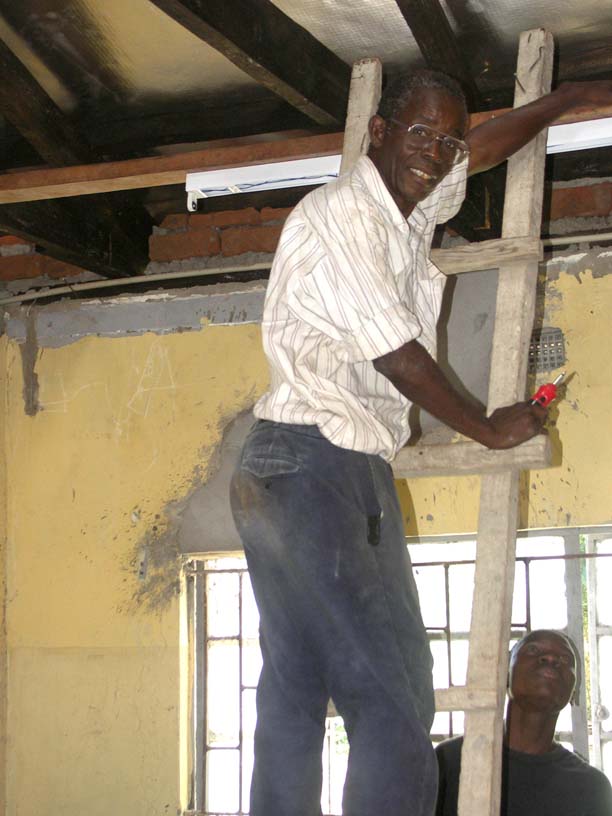 01 Festus working on the wiring