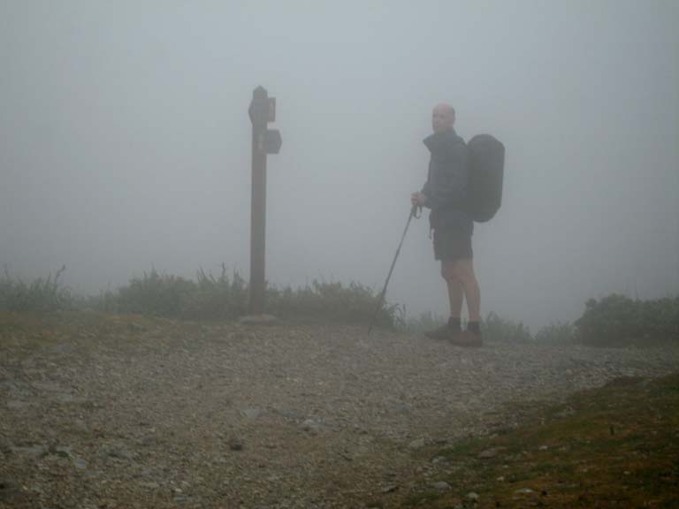 31 Top of the pass - great weather!