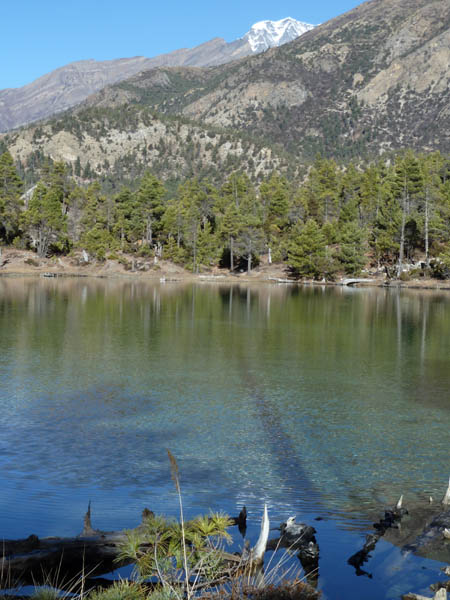 09 A small green lake with Mount Chulu East