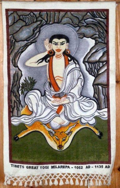 20 Milarepa himself sitting on his deer skin