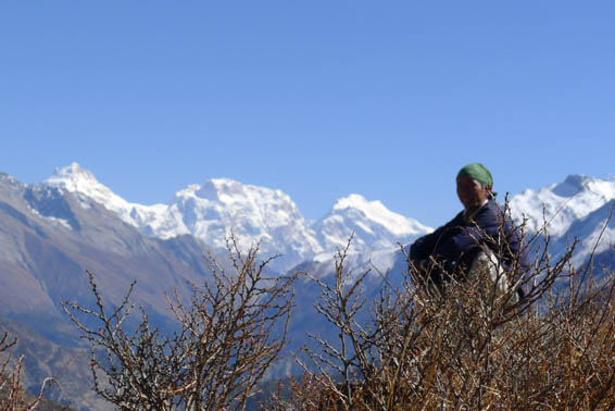 05 Rajendra with a Himal backdrop