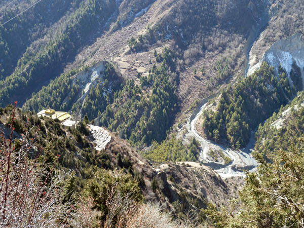 09 The Gompa below us but high up the valley