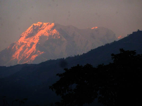 02 Annapurna South at dusk