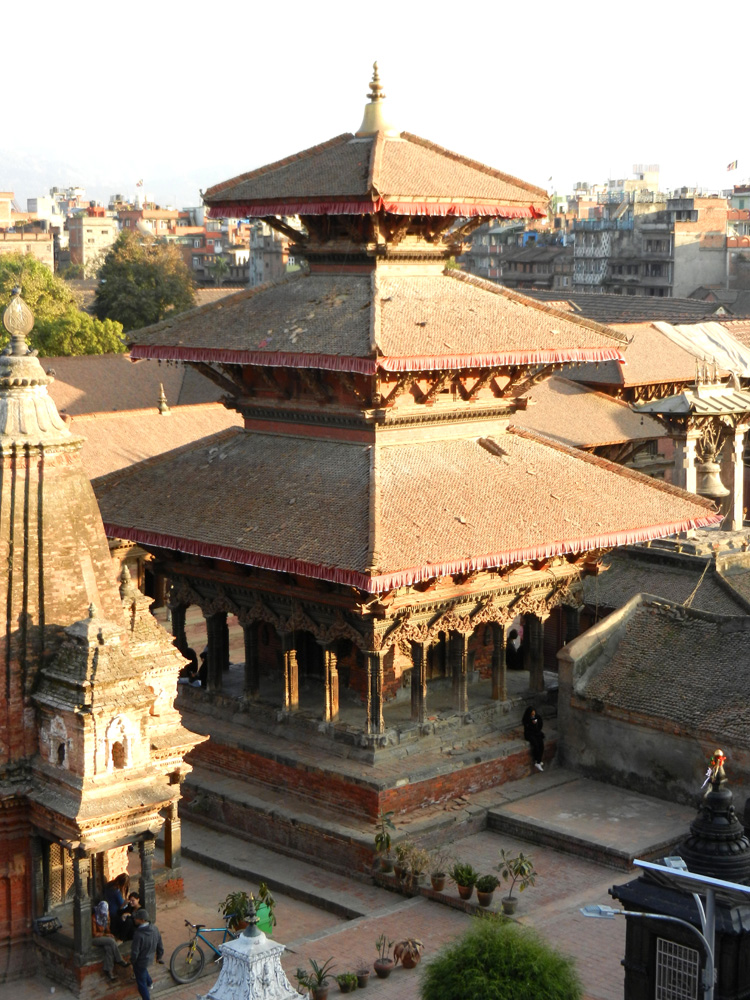 14 A temple in Durbar Square from our hotel