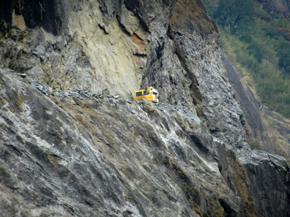 20 A digger on the new road (for Alex)