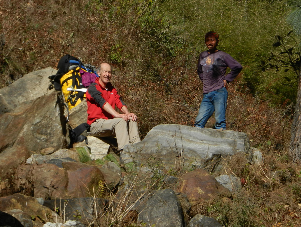 05 Johnny and Rajendra at a rest stop