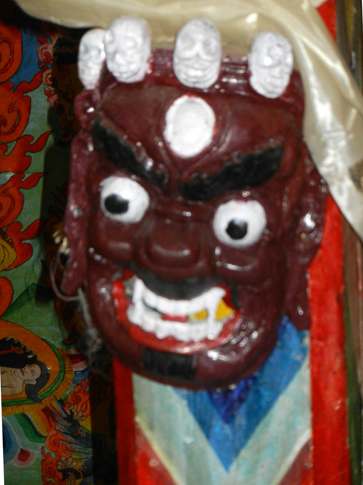 17 A dancer's mask used in Festival celebrations