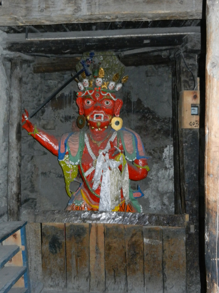 06 A devil guarding the gompa entrance