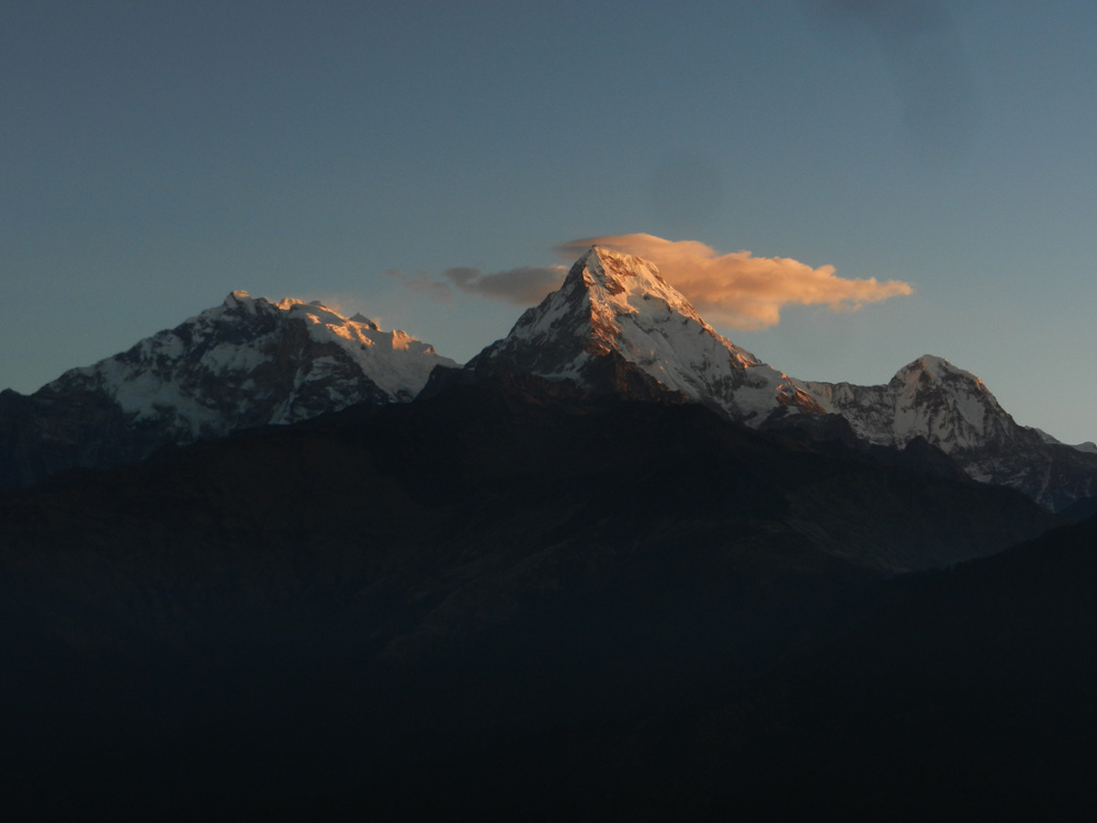 07 More sun on Annapurna I and Annapurna South