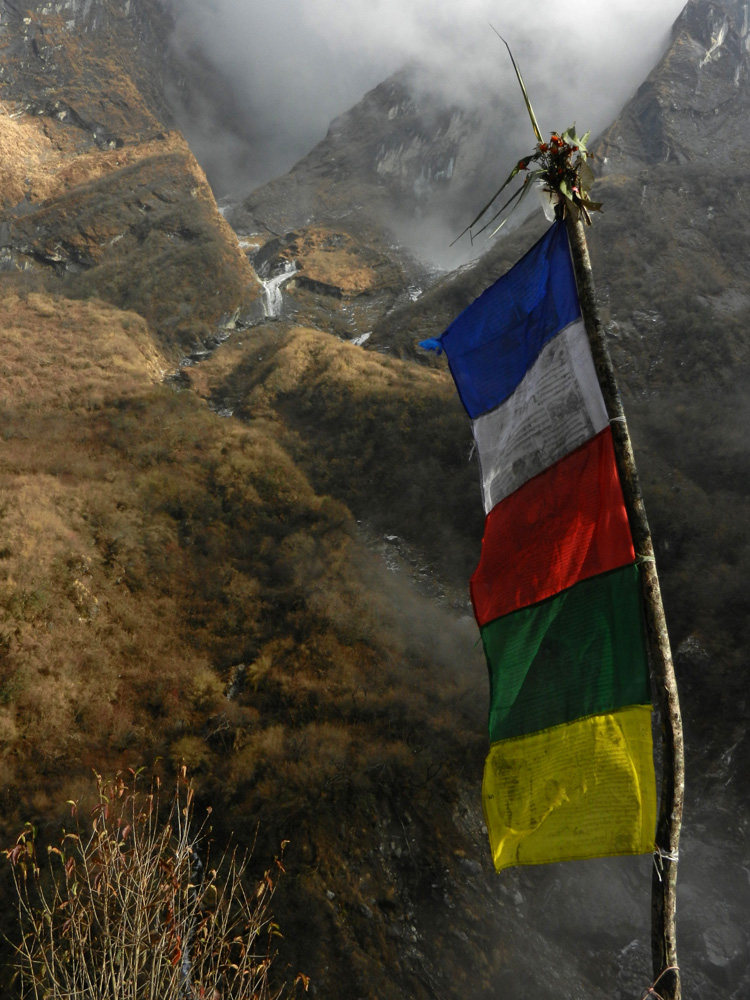 20 Buddhist prayer flag with a magnificent backdrop