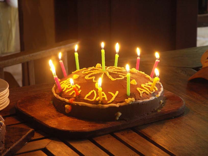 19 One of the birthday cakes