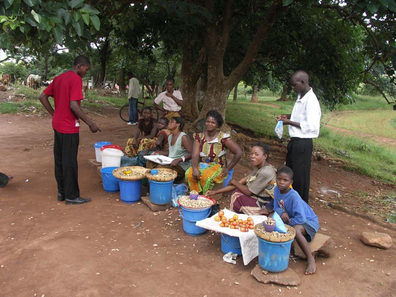 04 Street sellers outside Chinzongwe School