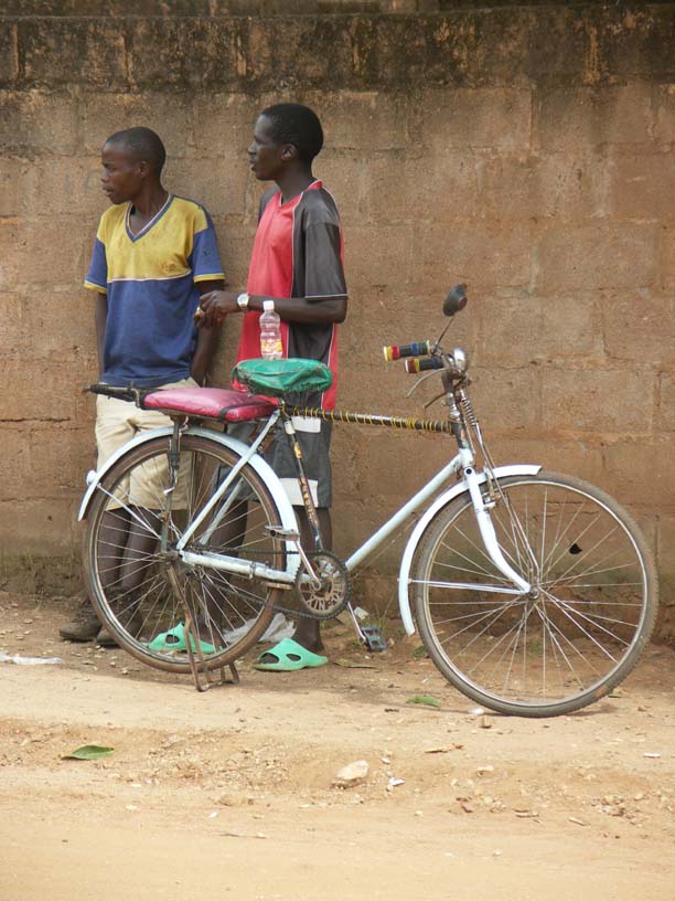 17 Street scene - waiting boys